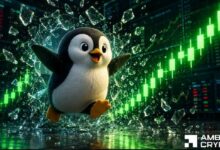 بطاريق بودجي عند 0.0103 دولار: بعد ارتفاع 13%، هل يحقق PENGU اختراقًا نحو 0.0138 دولار؟