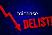 كوينبيس ستشطب 10 عملات بديلة من سوق العقود الآجلة