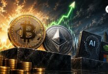 العملات المشفرة تتفوق على أسهم الذكاء الاصطناعي: لماذا تحقق بيتكوين وإيثيريوم المكاسب