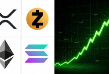 ZEC وSOL وXRP تشهد ارتفاعات مع تجاوز إيثريوم حاجز 2000 دولار