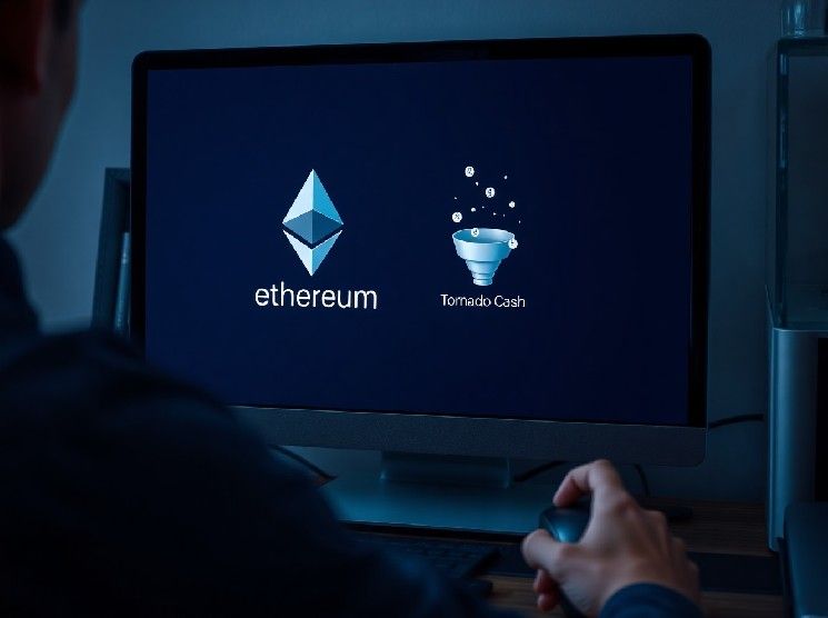 المحفظة المرتبطة بهاكر TripleA تحوّل 5 ملايين دولار من الإيثيريوم عبر تورنادو كاش
