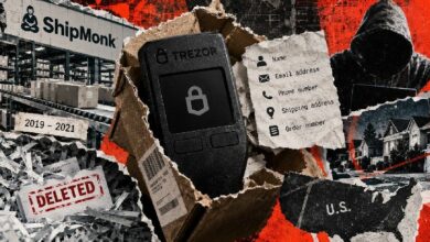 اختراق Trezor يكشف بيانات 6 أضعاف المستخدمين بعد العثور على سجلات شحن كان يُعتقد حذفها
