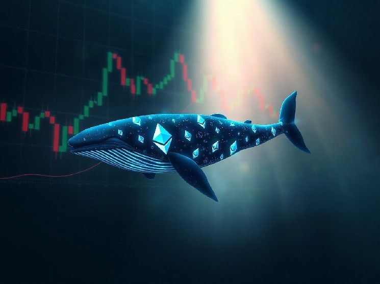 حوت إيثريوم ينقل 109,806 إيثريوم إلى البورصات في 3 أيام، مما يثير مخاوف من موجة بيع