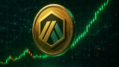 أربيتروم يلامس مقاومة 0.14 دولار مع مؤشر RSI يحذر من خطر تشبع شرائي عميق
