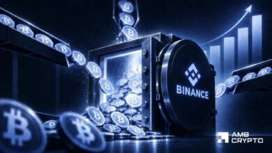 احتياطيات بيتكوين في باينانس تبلغ أعلى مستوى في عامين – هل يتصاعد ضغط البيع؟