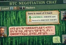 سيولة تسترد 3,400 بيتكوين بعد مفاوضات على السلسلة؛ القبعات البيضاء تحتفظ بـ 598.5 بيتكوين