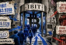 بوابة الـ63 مليار دولار الدوّارة التي تحمل سوق صناديق بيتكوين المتداولة بالكامل في الولايات المتحدة