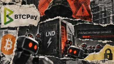بوتات خبيثة تتحرى خوادم دفع بيتكوين مكشوفة لسرقة مفاتيح الإدارة الرئيسية