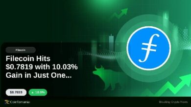 فايلكوين يقفز 10.03% خلال ساعة واحدة ليصل إلى 0.7819 دولار