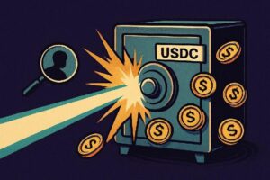 محفظة غامضة تحوّل 221 مليون دولار من USDC إلى كوينبيس