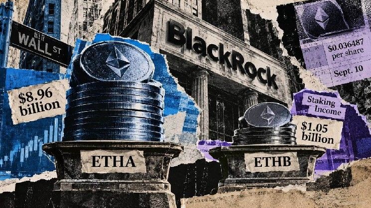 بلاك روك تطلق ETF لإيثريوم مع عوائد ستيكينغ لكن المستثمرين يفضلون صندوق ETHA بـ9 مليارات دولار