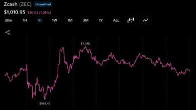 زيكاش يتجاوز 1000 دولار مع دعم آرثر هايز وآخرين لتداول الخصوصية