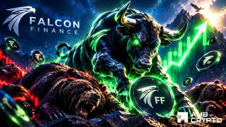 القيمة السوقية لـ Falcon Finance تتجاوز 465 مليون دولار: جني الأرباح قد يختبر دعم FF عند 0.11 دولار