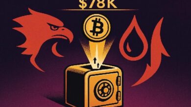 ارتفاع سعر البيتكوين في أغسطس يصمد قرب 78,000 دولار رغم ضغوط النفط والفيدرالي