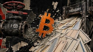 بيتكوين تواجه واقعًا اقتصاديًا جديدًا مع إيقاف الفيدرالي سيولة الخزانة وانفتاح صنابير الإصدار