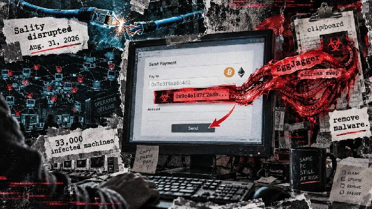 هجوم “النسخ واللصق” على عناوين الكريبتو النشطة يهدد المستخدمين حتى بعد قطع اتصال القراصنة بعملية تنظيف شاملة للبرمجيات الخبيثة