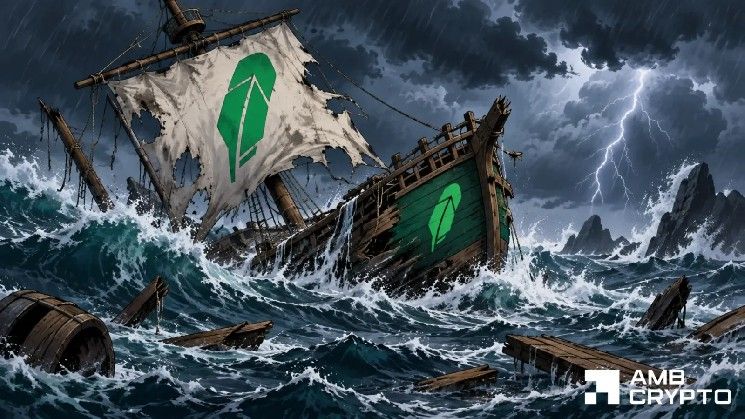 سهم HOOD يتراجع 6% مع اختبار موجة البيع في السوق لارتفاع Robinhood
