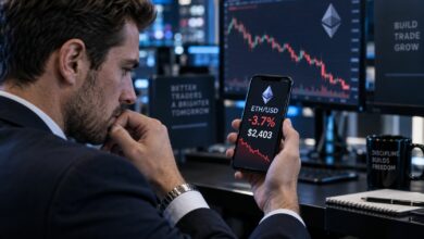إيثيريوم يهبط نحو 2400 دولار وسط شراء صامت من الحيتان