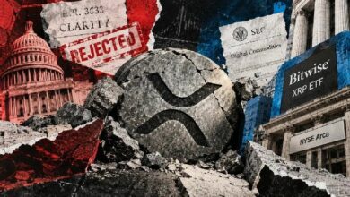 XRP يهبط بقوة بعد تصويت CLARITY وسط اختبار جديد لميزة ريبل التنظيمية